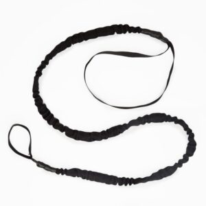 A photograph of the rope in the Tumbo Tugger outdoor dog toy box.